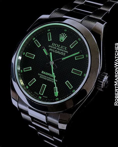 rolex milgauss bamford honeycomb|rolex milgauss 40mm.